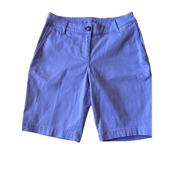 Tommy Bahama Women's 4 Bermuda Shorts Cotton Tencel Pockets Beach Preppy 80s 90s - Picture 1 of 10